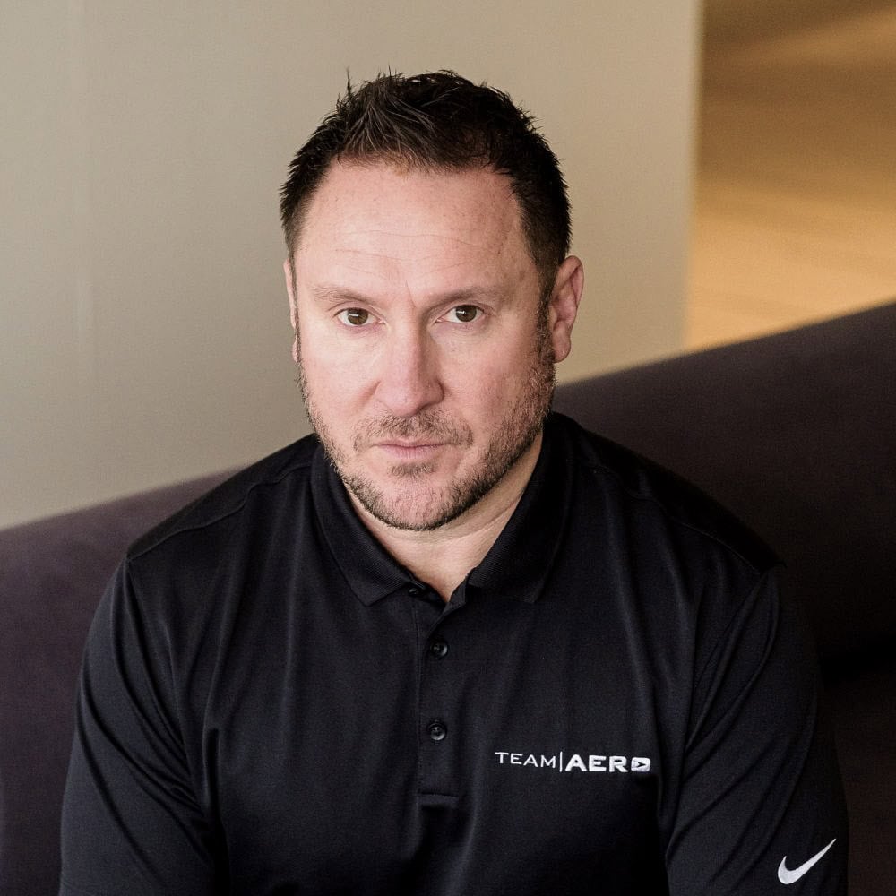 Headshot of Team Aero Operations Manager Justin Corona